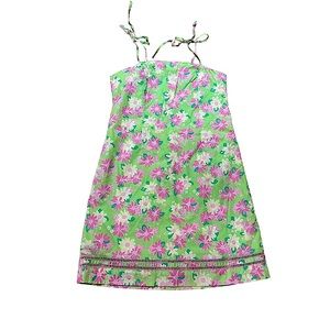*Rare* White Label Vintage Lilly Pulitzer Girls floral Dress 12